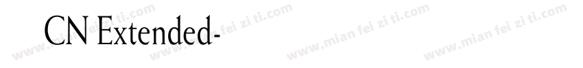 有愛鋭方 CN Extended字体转换
